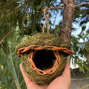 DecorBites™ Natural Grass Bird Cage Hanging Parrot Nest
