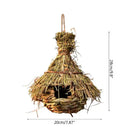 DecorBites™ Natural Grass Bird Cage Hanging Parrot Nest