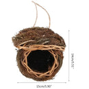 DecorBites™ Natural Grass Bird Cage Hanging Parrot Nest