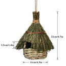 DecorBites™ Natural Grass Bird Nest Cage for Outdoor Decor