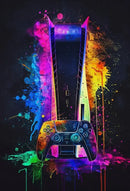 DecorBites™ Neon Video Game Posters for Gamer Room