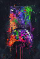 DecorBites™ Neon Video Game Posters for Gamer Room