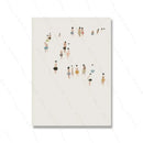 DecorBites™ Neutral Canvas Triptych Wall Art Set