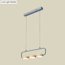 DecorBites™ Nordic 3-Light Hanging Pendant with Metal and Wood Accents for Kitchen Island
