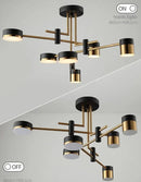 DecorBites™ Nordic Black Gold Pendant Light for Home Decor