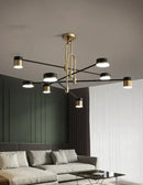 Black Gold Pendant Chandelier
