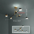 DecorBites™ Nordic Black Gold Pendant Light for Home Decor