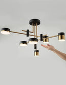 Black Gold Pendant Chandelier