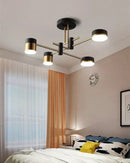 Black Gold Pendant Chandelier