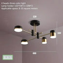 Black Gold Pendant Chandelier