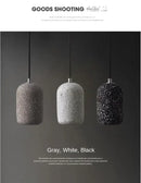 DecorBites™ Nordic Cement Pendant Lamp - Industrial Style Lighting