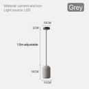 DecorBites™ Nordic Cement Pendant Lamp - Industrial Style Lighting