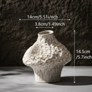DecorBites™ Nordic Ceramic Vase with Pampas Grass