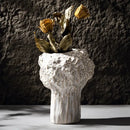 DecorBites™ Nordic Ceramic Vase with Pampas Grass