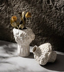 DecorBites™ Nordic Ceramic Vase with Pampas Grass