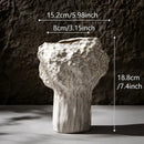 DecorBites™ Nordic Ceramic Vase with Pampas Grass