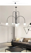DecorBites™ Nordic Comet Glass Ball Chandelier - Elegant Home Décor