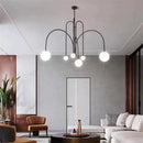 DecorBites™ Nordic Comet Glass Ball Chandelier - Elegant Home Décor