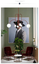 DecorBites™ Nordic Comet Glass Ball Chandelier - Elegant Home Décor