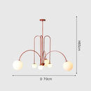 DecorBites™ Nordic Comet Glass Ball Chandelier - Elegant Home Décor