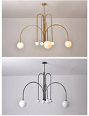 DecorBites™ Nordic Comet Glass Ball Chandelier - Elegant Home Décor