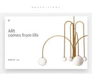 DecorBites™ Nordic Comet Glass Ball Chandelier - Elegant Home Décor