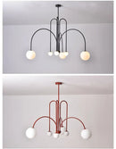 DecorBites™ Nordic Comet Glass Ball Chandelier - Elegant Home Décor