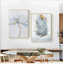 DecorBites™ Nordic Flower Abstract Canvas Art Print