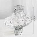DecorBites™ Nordic Frosting Glass Vase - Modern Home Decor