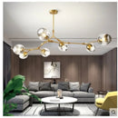 DecorBites™ Nordic Glass Ball LED Chandelier - Black/Gold