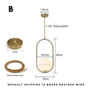 DecorBites™ Nordic Glass Ball Pendant Light - Modern Decor