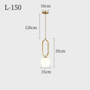 DecorBites™ Nordic Glass Ball Pendant Light - Modern Decor