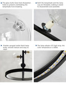 DecorBites™ Nordic Glass Bubble LED Chandelier - Black