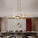 DecorBites™ Nordic Glass Bubble LED Chandelier - Black
