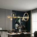 DecorBites™ Nordic Glass Bubble LED Chandelier - Black