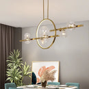 Black Bubble Glass Chandelier