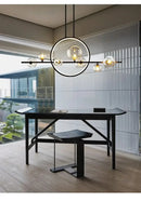 DecorBites™ Nordic Glass Bubble LED Chandelier - Black