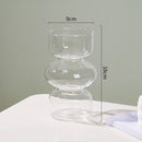 DecorBites™ Nordic Glass Flower Vase Home Decor