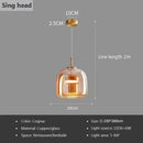 DecorBites™ Nordic Glass LED Pendant Chandelier - Modern, Luxury