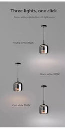 DecorBites™ Nordic Glass LED Pendant Chandelier - Modern, Luxury