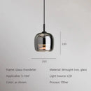 DecorBites™ Nordic Glass LED Pendant Chandelier - Modern, Luxury