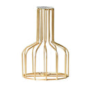 DecorBites™ Nordic Golden Iron Hydroponic Table Vase