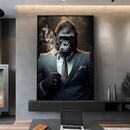 DecorBites™ Nordic Gorilla Wall Art Canvas Print