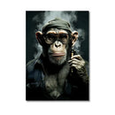 DecorBites™ Nordic Gorilla Wall Art Canvas Print