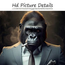 DecorBites™ Nordic Gorilla Wall Art Canvas Print