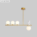 DecorBites™ Nordic Island Angel Pendant Light with Opal Glass Shade