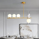 DecorBites™ Nordic Island Angel Pendant Light with Opal Glass Shade