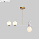 DecorBites™ Nordic Island Angel Pendant Light with Opal Glass Shade