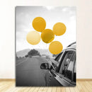 DecorBites™ Nordic Landscape Canvas Print Set - Yellow Scenery