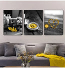DecorBites™ Nordic Landscape Canvas Print Set - Yellow Scenery